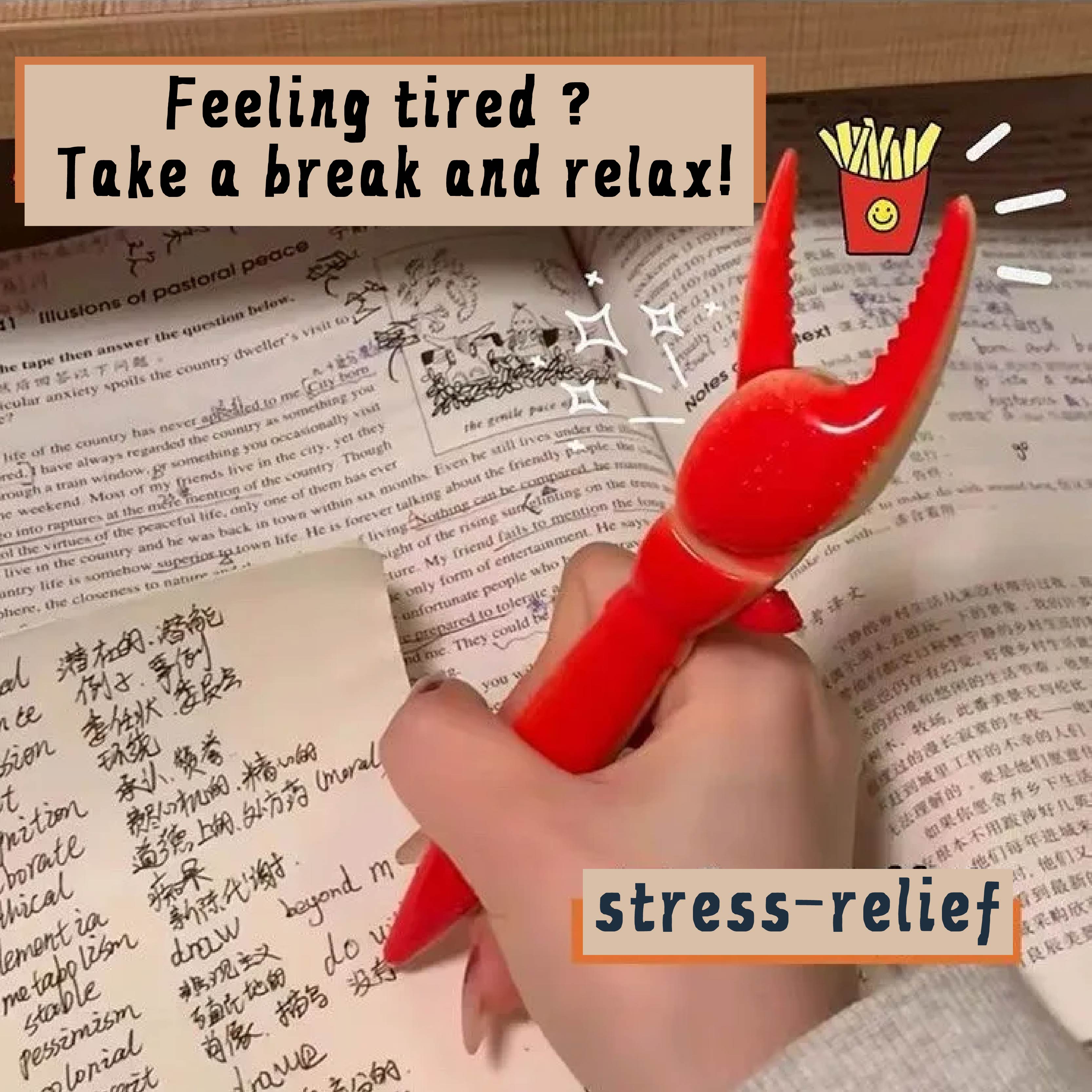 stress relief pen-Crab